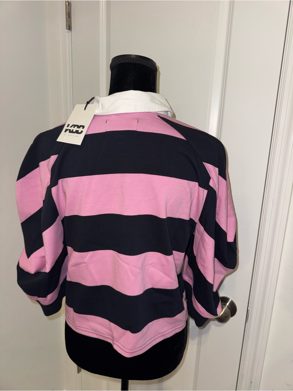 KBB by KAHLANA ‘The Striped Asymmetric Rugby' - Pink - Picture 6 of 11